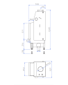 INSERT CHEMINÉE NEMO 8 chauffage central 12/10 kW