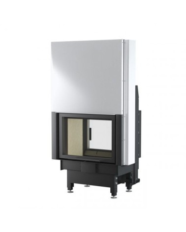 INSERT CHEMINÉE TUNNEL PORTE GUILLOTINE NEMO 2 DUO chauffage central 16/6 kW