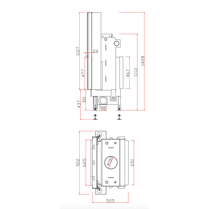 INSERT CHEMINÉE TUNNEL PORTE GUILLOTINE NEMO 2 DUO chauffage central 16/6 kW INSERT CHEMINÉE TUNNEL PORTE GUILLOTINE NEMO 2 DUO chauffage central 16/6 kW