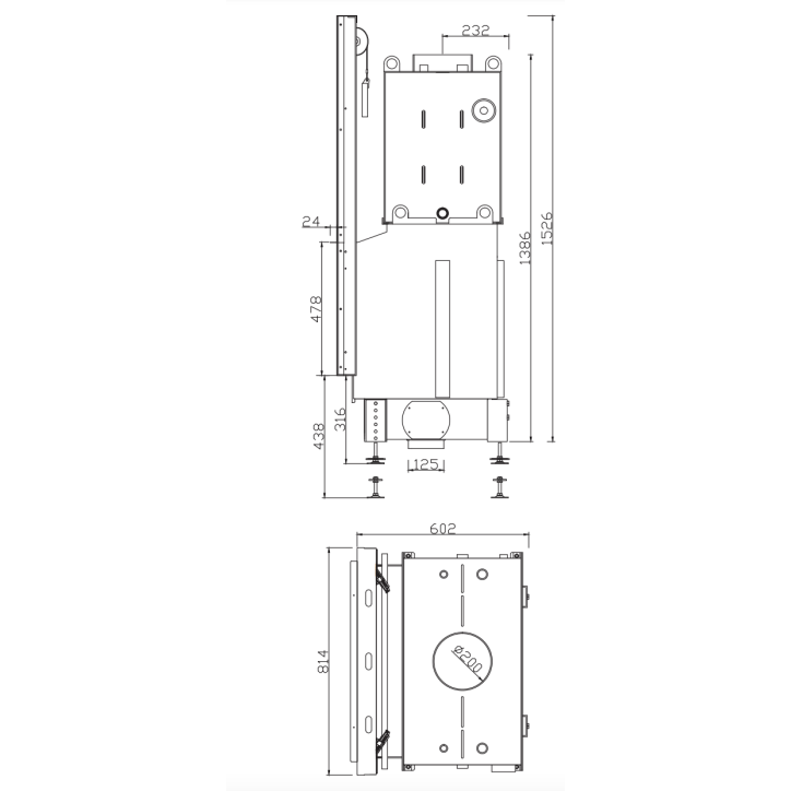 INSERT CHEMINÉE PORTE GUILLOTINE NEMO 4/20 chauffage central 20/15 kW INSERT CHEMINÉE PORTE GUILLOTINE NEMO 4/20 chauffage central 20/15 kW