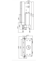 INSERT CHEMINÉE PORTE GUILLOTINE NEMO 6 chauffage central 18/7 kW