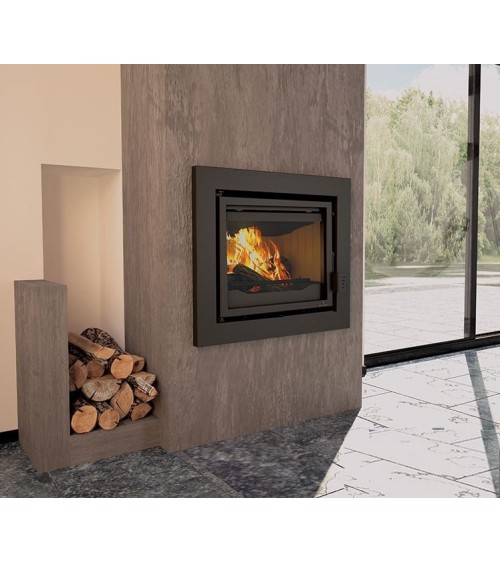 Insert cheminée à bois Placetas 14 kW + 2 bouches recuperateur