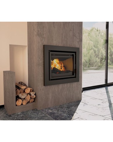 Insert cheminée à bois Placetas 14 kW + 2 bouches recuperateur