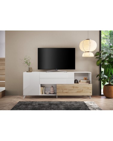 Buffet ANDORRE 240 cm 2 portes et 2 tiroirs Coloris au choix