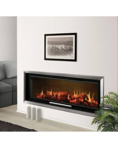 Insert cheminées à bois  200 EVO LD porte guillotine 22 kW + 8 bouches recuperateur de chaleur
