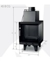 Insert de cheminée 45 B CG d150 44 CM  6kW