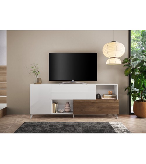 Buffet ANDORRE 240 cm 2 portes et 2 tiroirs Coloris au choix