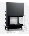 Insert de cheminée 90 EVO CGR LD d200 87 CM  14kW
