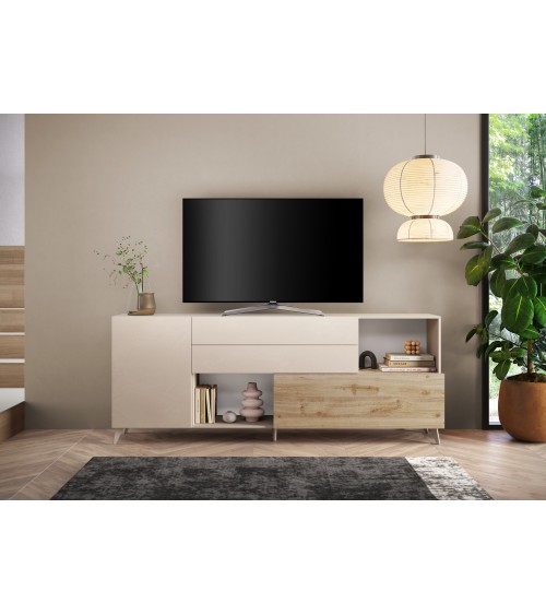 Buffet ANDORRE 240 cm 2 portes et 2 tiroirs Coloris au choix