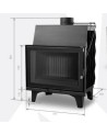 Insert de cheminée 80 CM B d200  10 kW