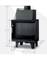 Insert de cheminée 60 B CGR d150 57 CM  6kW