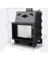 Insert de cheminée 80 CM EVO  17kW