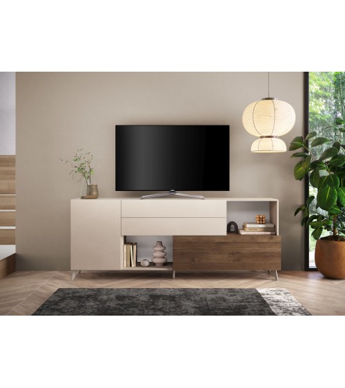 Buffet ANDORRE 240 cm 2 portes et 2 tiroirs Coloris au choix