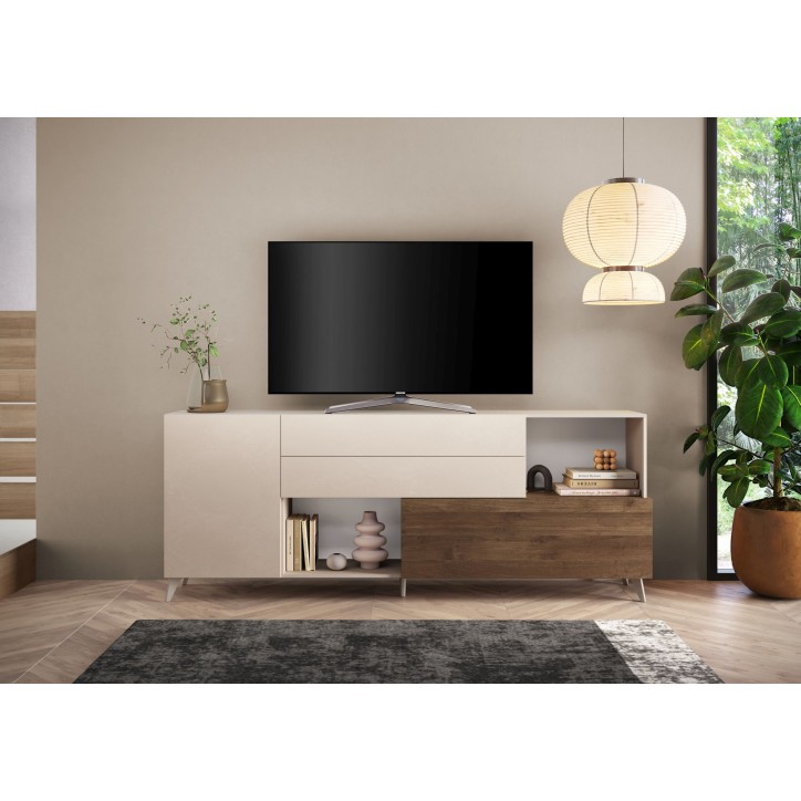 Buffet ANDORRE 240 cm 2 portes et 2 tiroirs Coloris au choix