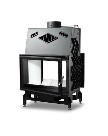 Insert de cheminée 68 CM EVO 2D TUNNEL 13kW