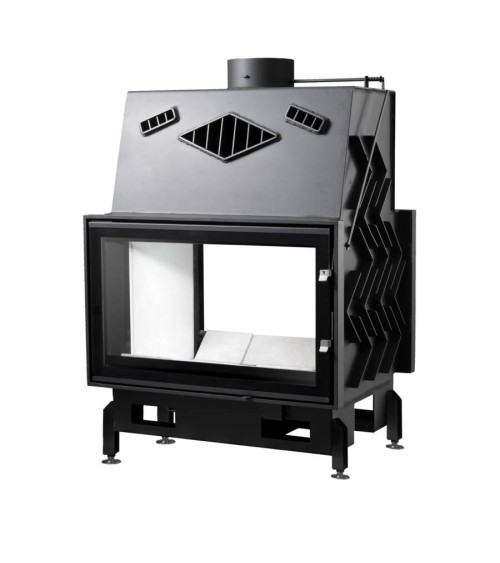 Insert de cheminée 80 CM EVO 2D TUNNEL 17kW