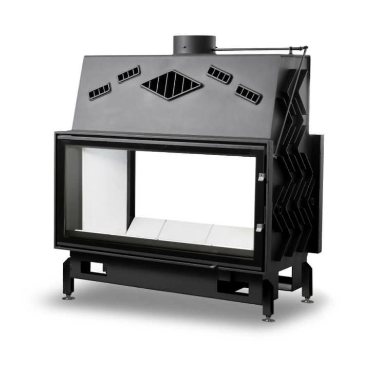 Insert de cheminée 110 CM EVO 2D TUNNEL d200 21kW Insert de cheminée 110 CM EVO 2D TUNNEL d200 21kW