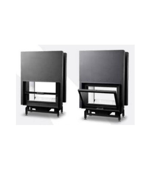 Insert de cheminée 80 EVO 2LD TUNNEL 84 CM 12kW design haut de gamme