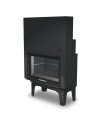 Insert de cheminée 100 JOY LD 96 CM  7kW porte relevable
