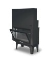 Insert de cheminée 100 JOY LD 96 CM  7kW porte relevable