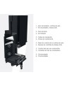 Insert de cheminée 100 JOY LD 96 CM  7kW porte relevable