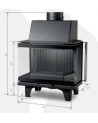 Insert de cheminée 70 BU 71 CM 7 kW