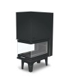 Insert de cheminée 80 JOY V LD d200 52 CM 7kW porte relevable