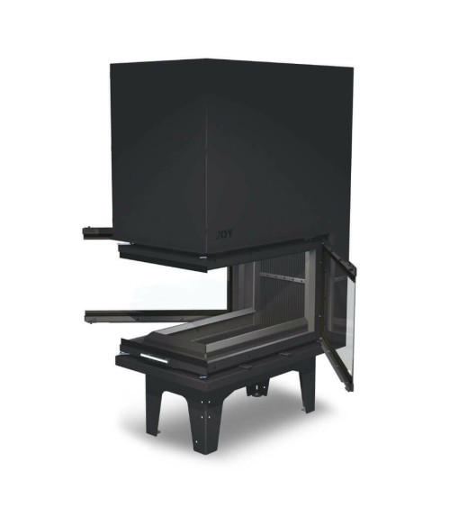 Insert de cheminée 80 JOY V LD d200 52 CM 7kW porte relevable