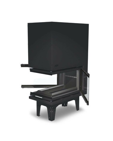 Insert de cheminée 80 JOY V LD d200 52 CM 7kW porte relevable
