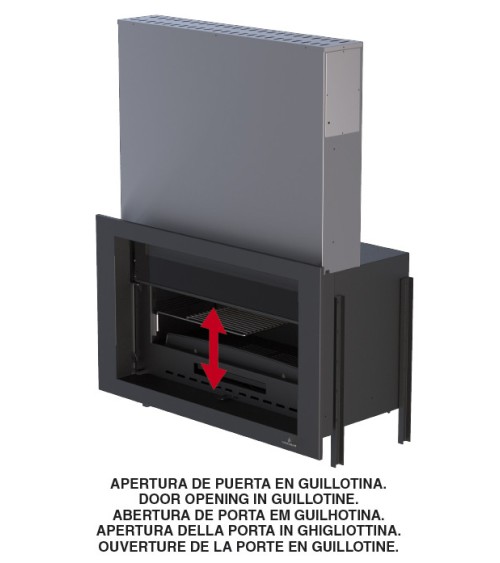 Insert bois porte relevable PARIS 90V‐G 15kW