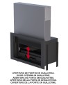 Insert bois porte relevable PARIS 90V‐G 15kW