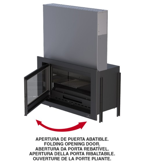 Insert bois porte relevable PARIS 90V‐G 15kW