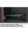 Insert bois porte relevable PARIS 90V‐G 15kW