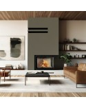 Insert cheminée FLOKI 8Kw vitre à droite