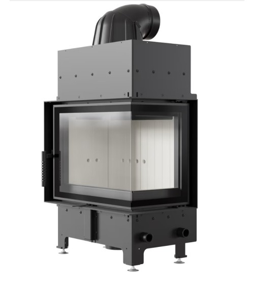 Insert cheminée FLOKI 8Kw vitre à droite