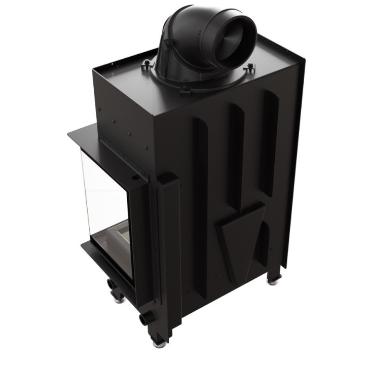 Insert cheminée FLOKI 8Kw vitre à droite