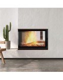 Insert cheminée FLOKI 8Kw vitre à gauche