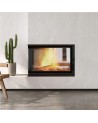 Insert cheminée FLOKI 8Kw vitre à gauche