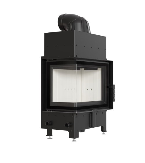 Insert cheminée FLOKI 8Kw vitre à gauche