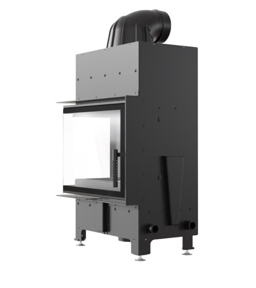 Insert cheminée FLOKI 8Kw vitre à gauche
