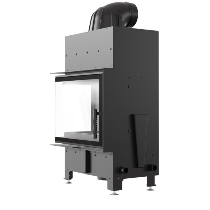 Insert cheminée FLOKI 8Kw vitre à gauche