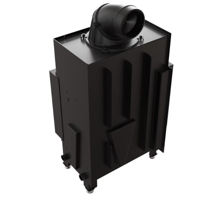 Insert cheminée FLOKI 8Kw vitre à gauche