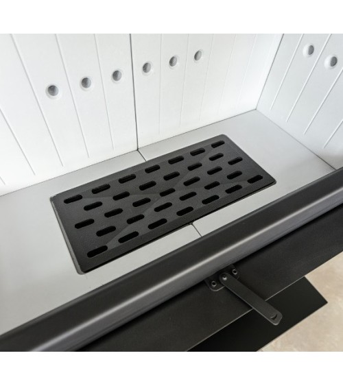 Insert cheminée FLOKI 8Kw vitre à gauche