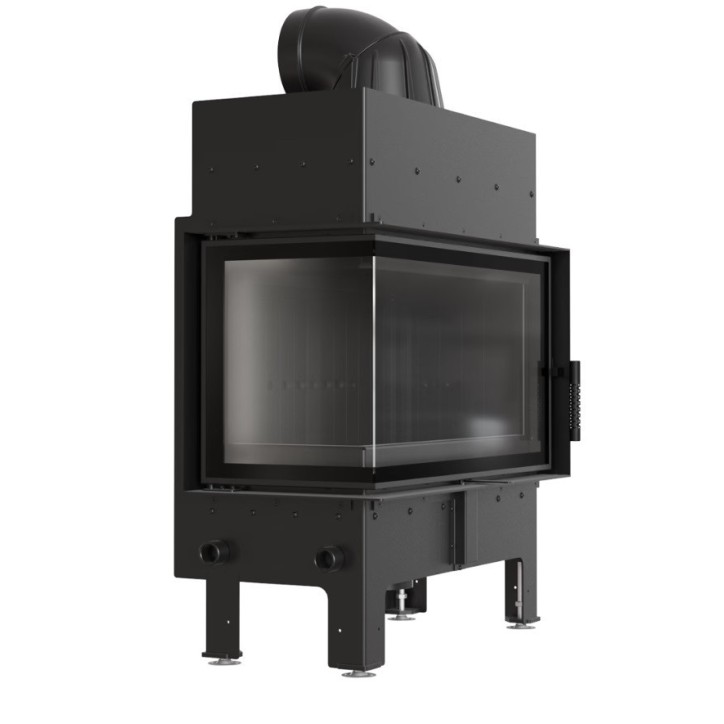 Insert cheminée FLOKI 10Kw vitre à gauche