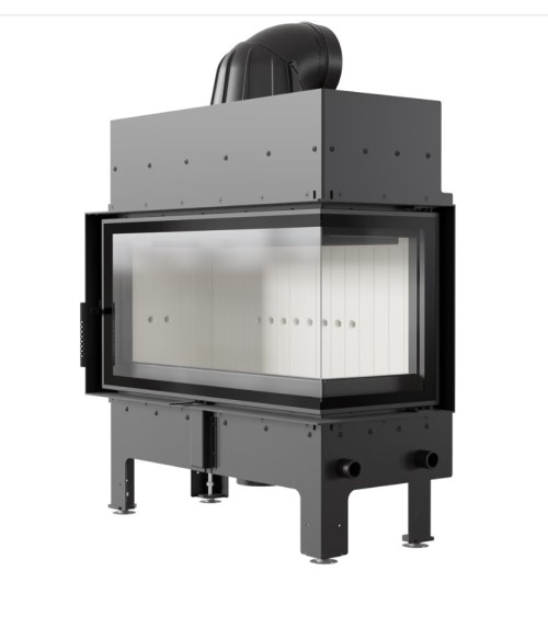Insert cheminée FLOKI 12Kw vitre à droite