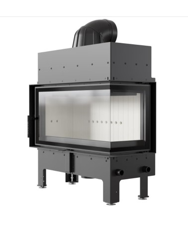 Insert cheminée FLOKI 12Kw vitre à droite