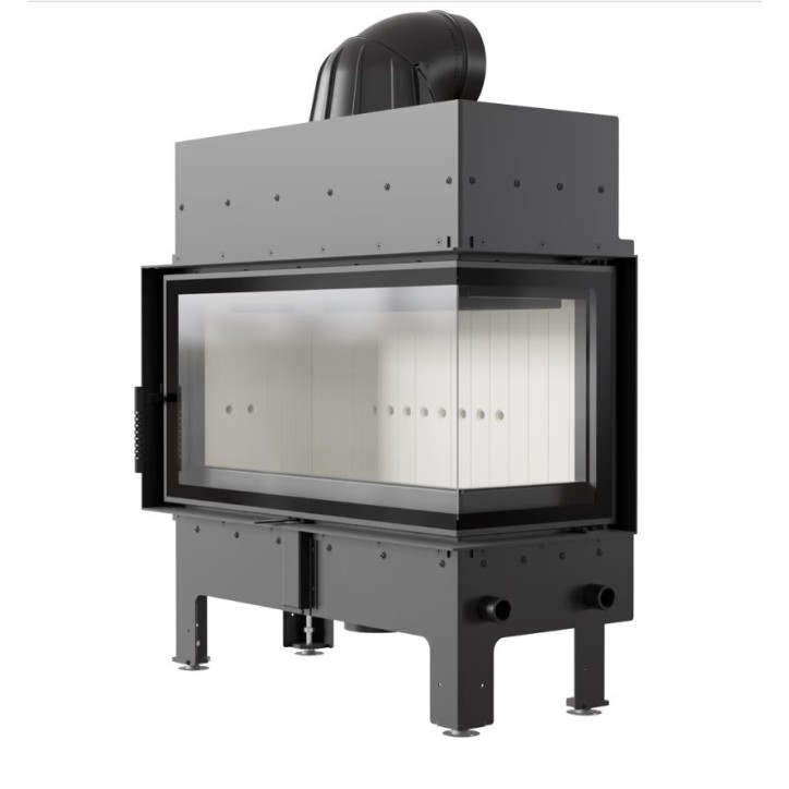 Insert cheminée FLOKI 12Kw vitre à droite