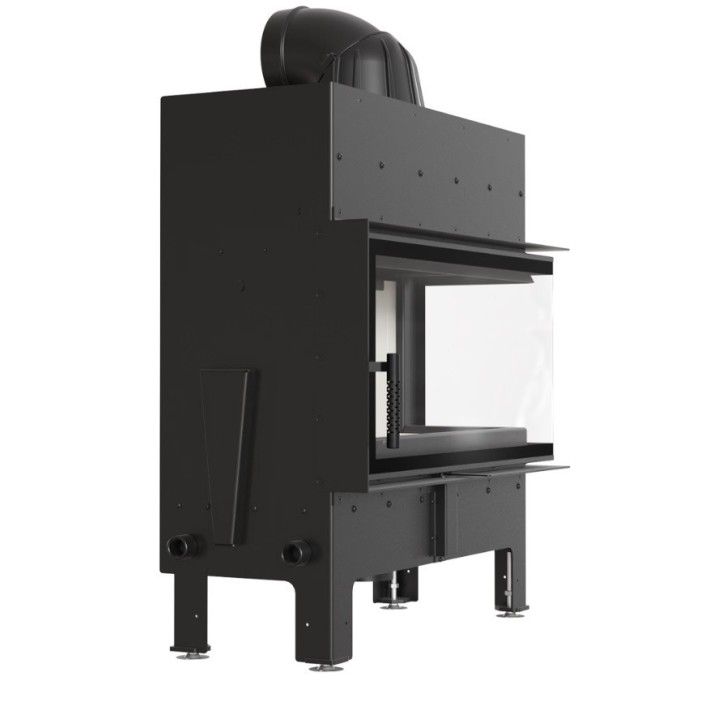Insert cheminée FLOKI 12Kw vitre à droite