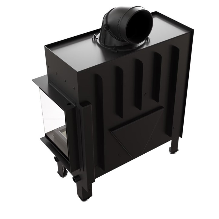 Insert cheminée FLOKI 12Kw vitre à droite