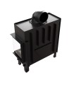 Insert cheminée FLOKI 12Kw vitre à droite